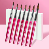 Rose Gold  Acrylic Nail Brush 3D Pure Handmade Nail Brushes